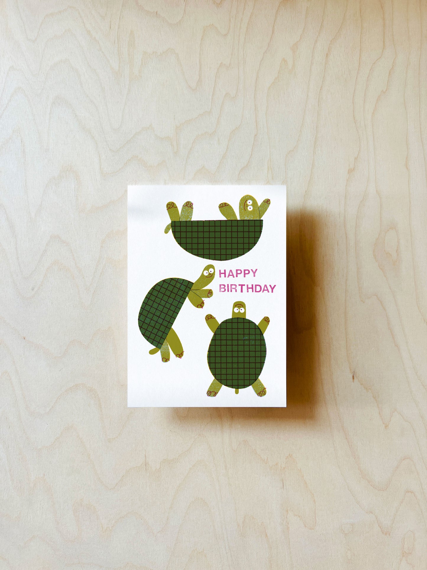 Party Schildkröten Postkarte DIN A6