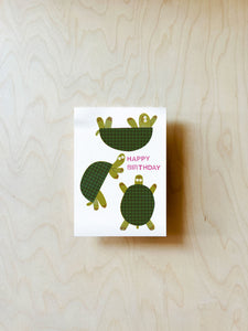 Party Turtles Postcard DIN A6