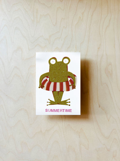 Summertime Postkarte DIN A6