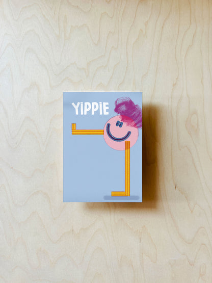 Yippie Postkarte DIN A6