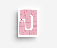 Load image into Gallery viewer, Big Worm Postcard DIN A6