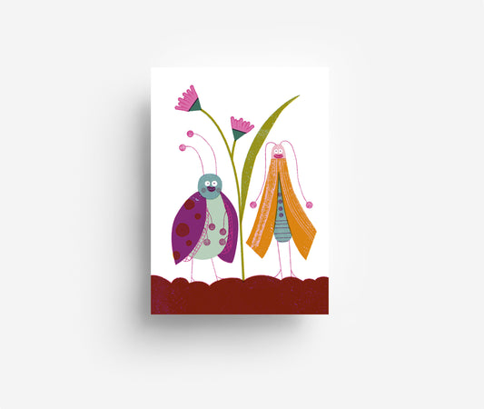 Käferfreunde Postkarte DIN A6