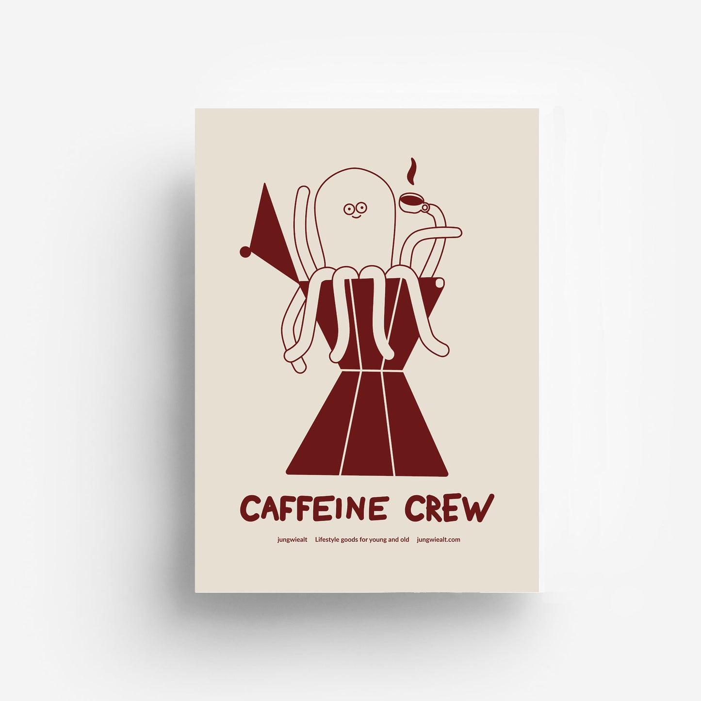 Caffeine Crew Poster DIN A3