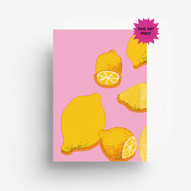 Lemons Fine Art Print DIN A3