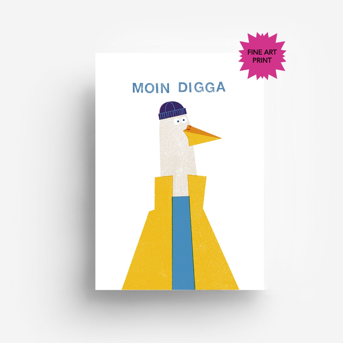 Moin Digga Fine Art Druck DIN A3