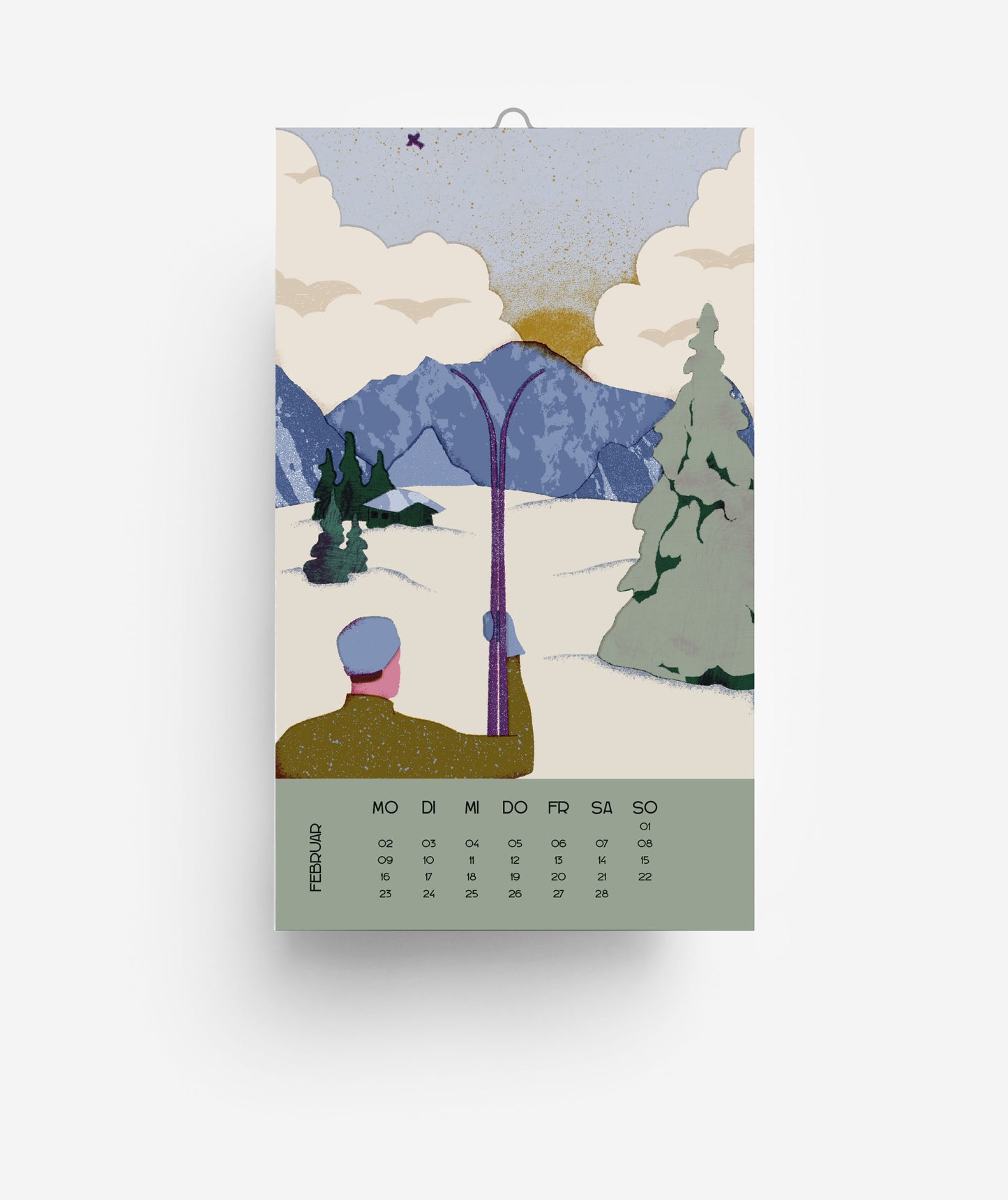 2026 Postkarten Kalender DIN A6
