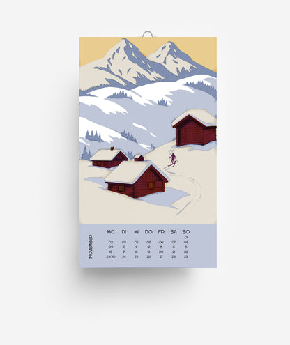 2026 Postkarten Kalender DIN A6
