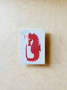 Seahorse Postcard DIN A6