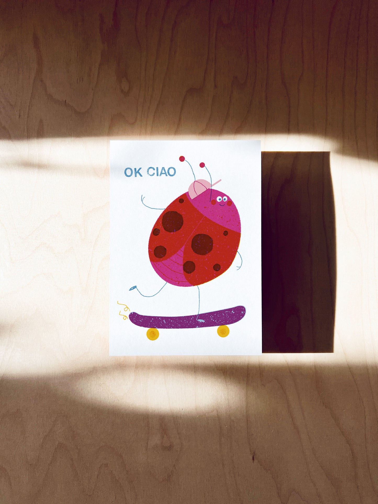 Skater Postkarte DIN A6