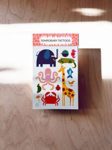 Animal Temporary Tattoos DIN A6