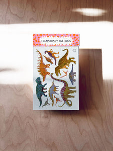 Dinosaur Temporary Tattoos DIN A6