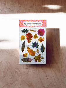 Leaves Temporary Tattoos DIN A6