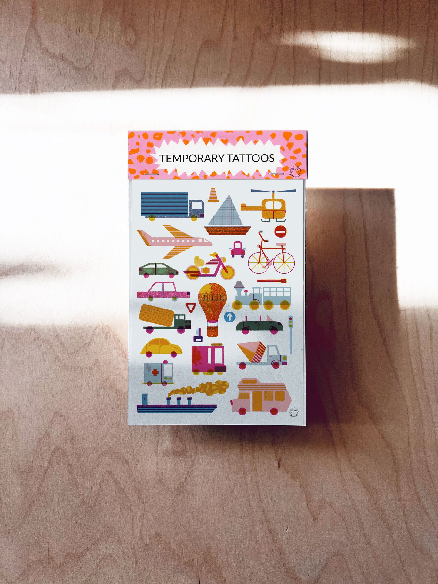 Transport Tattoos DIN A6
