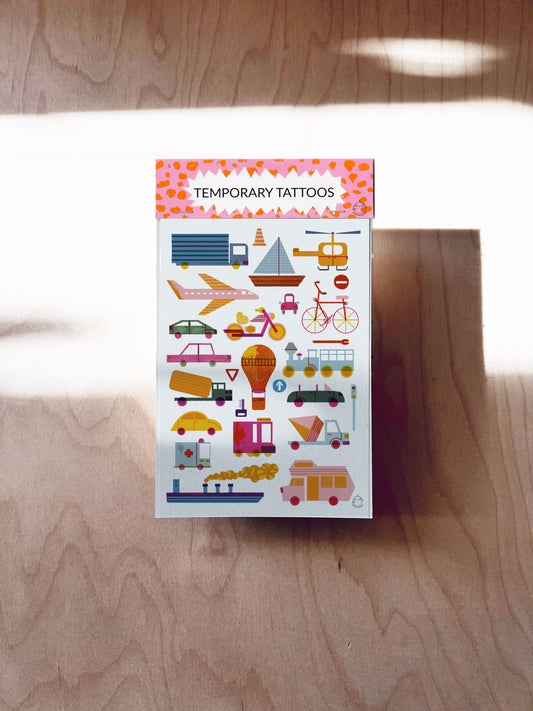 Transport Tattoos DIN A6