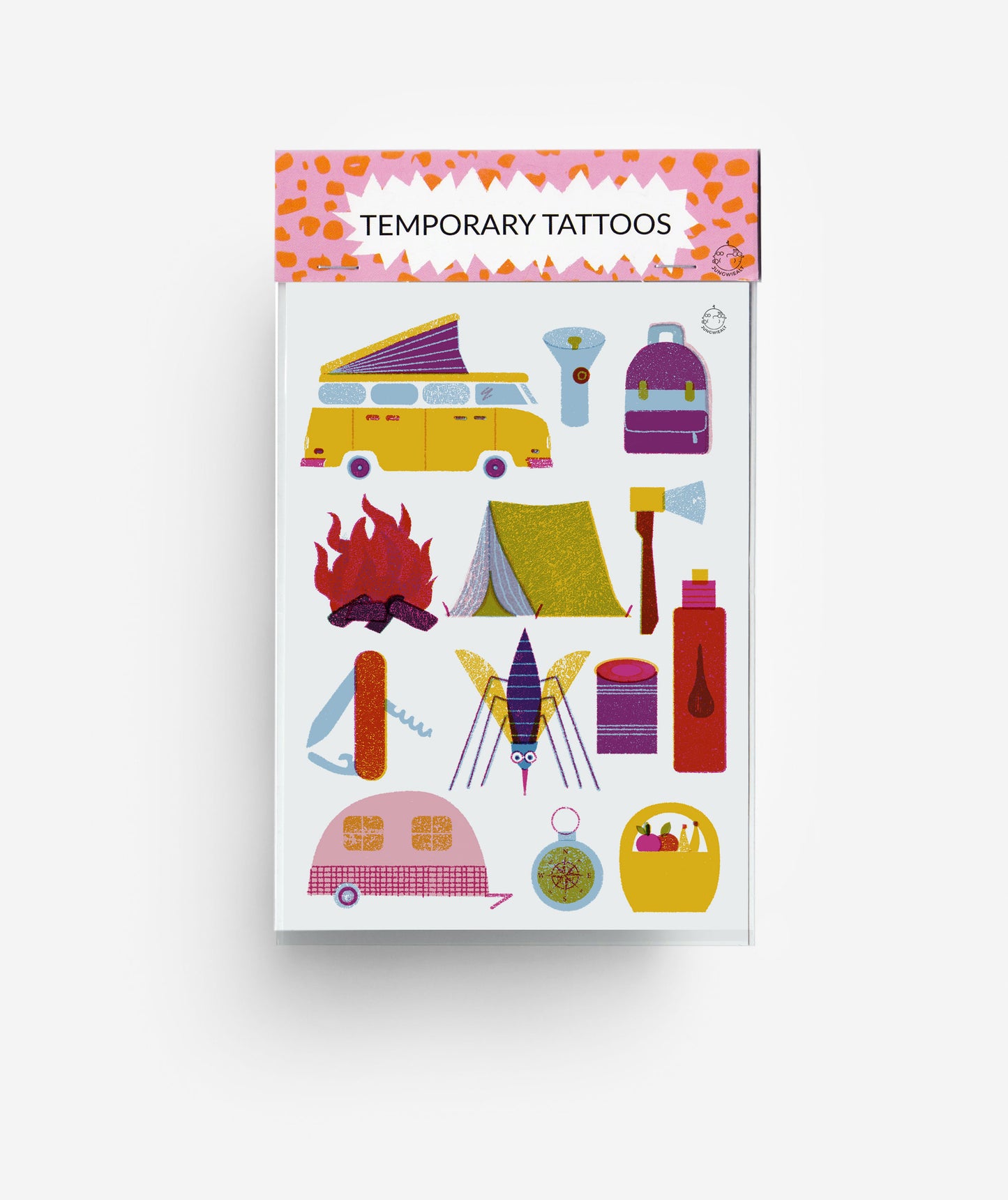Camping Tattoos DIN A6