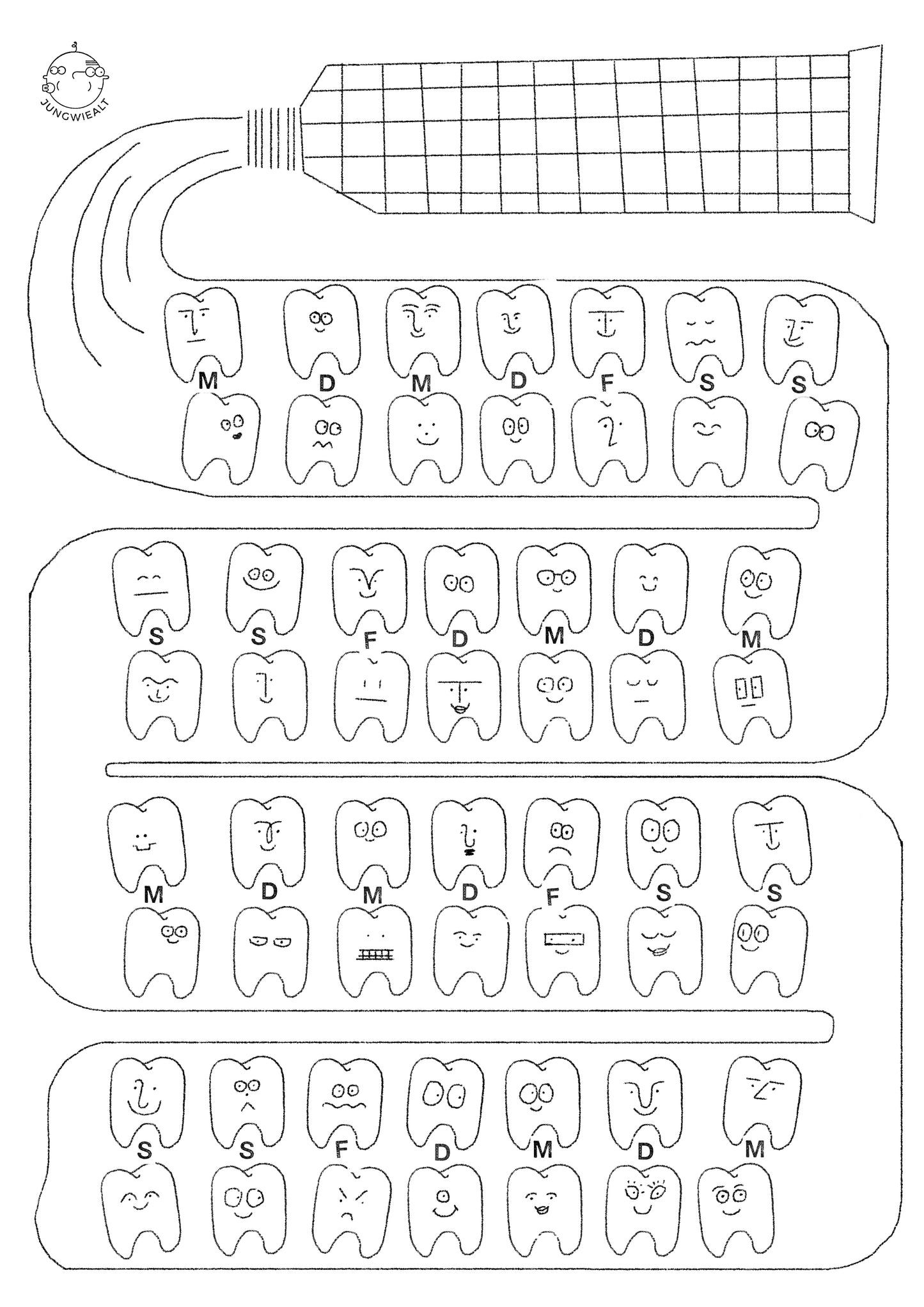 tooth brush chart