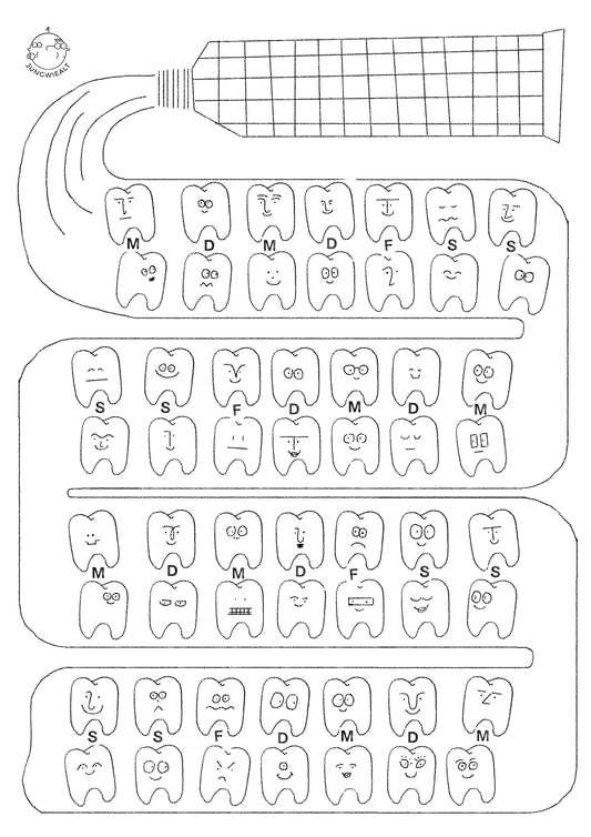 tooth brush chart