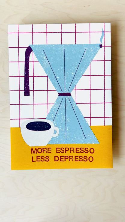Espresso Fine Art Druck DIN A3