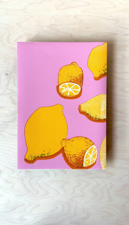 Zitronen Fine Art Druck DIN A3