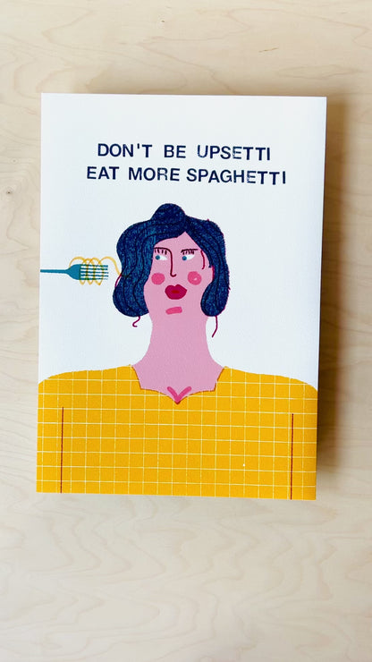 Spaghetti Fine Art Druck DIN A3