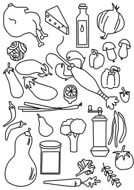 Food Coloring Page
