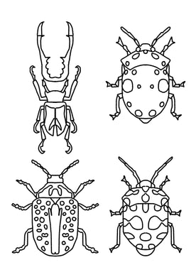 Bugs Coloring Page