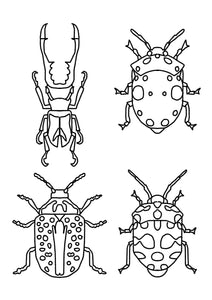 Ausmalbild Käfer
