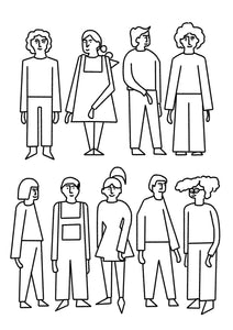 People Coloring Page