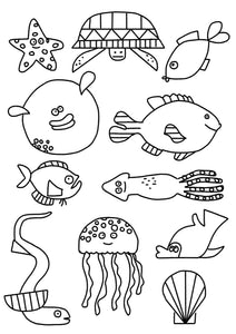 Underwater Coloring Page