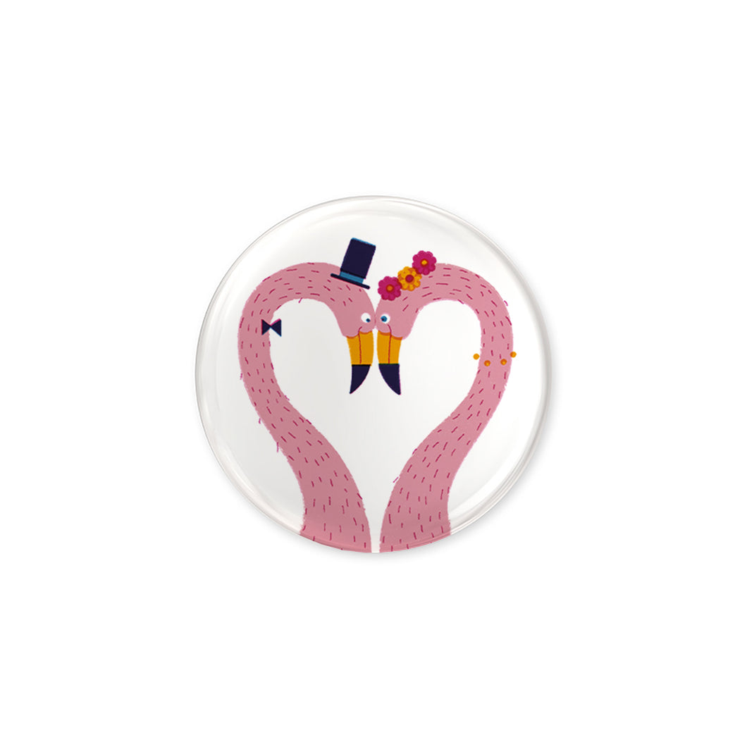 Flamingo Button jungwiealt