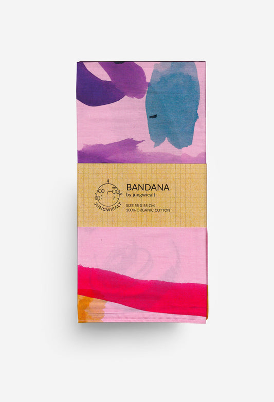 Organic Cotton Abstract Bandana Scarf jungwiealt