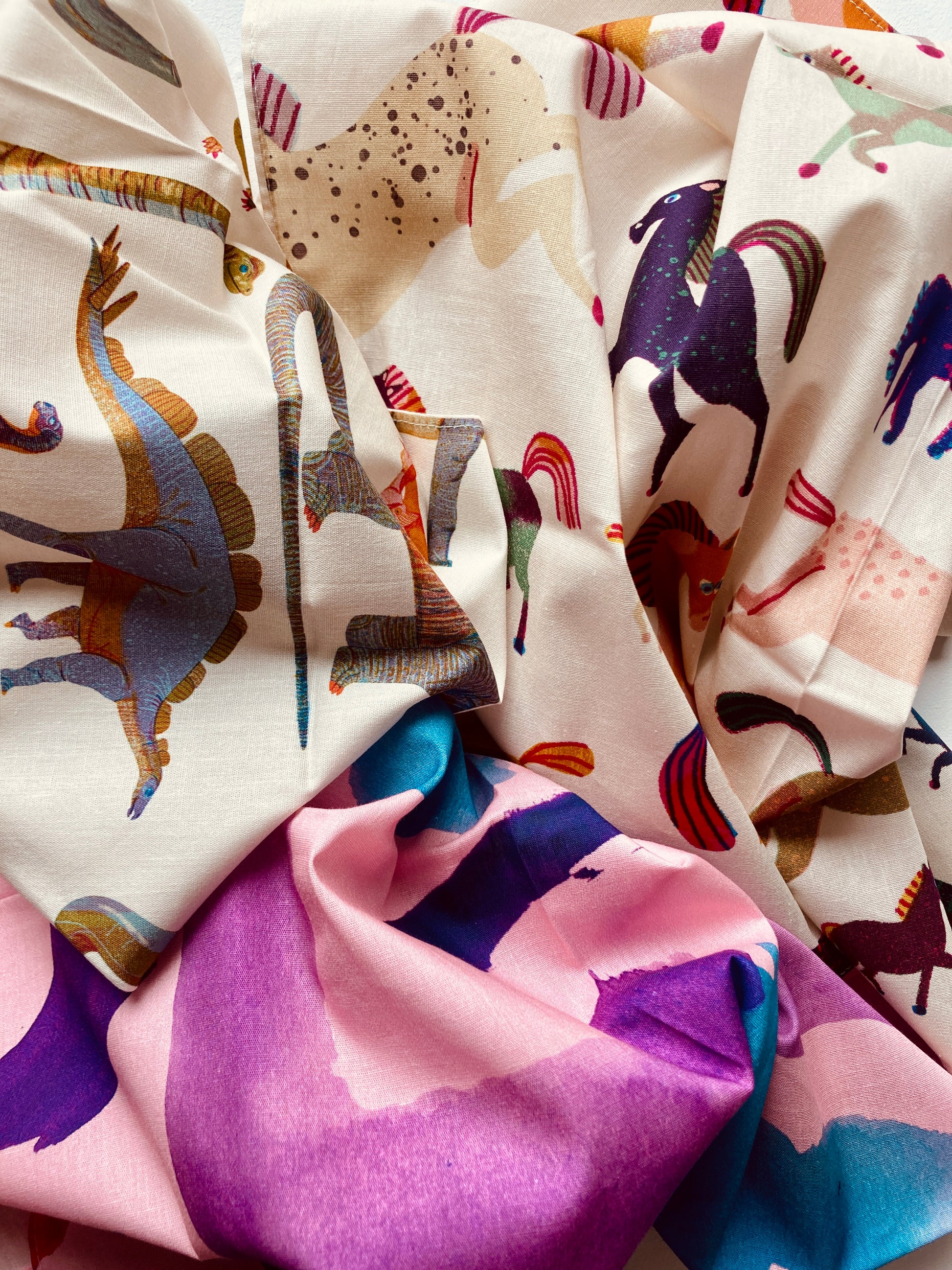 detail of Organic Cotton Abstract Bandana Scarf jungwiealt