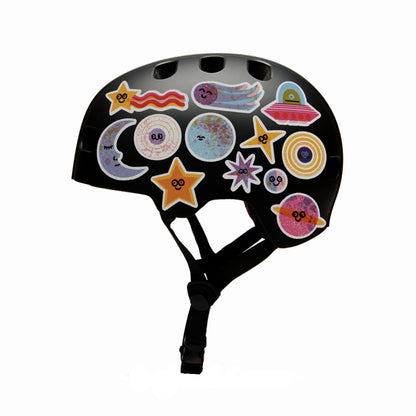 helmet with Space Reflective Sticker Din A5 Sheet jungwiealt