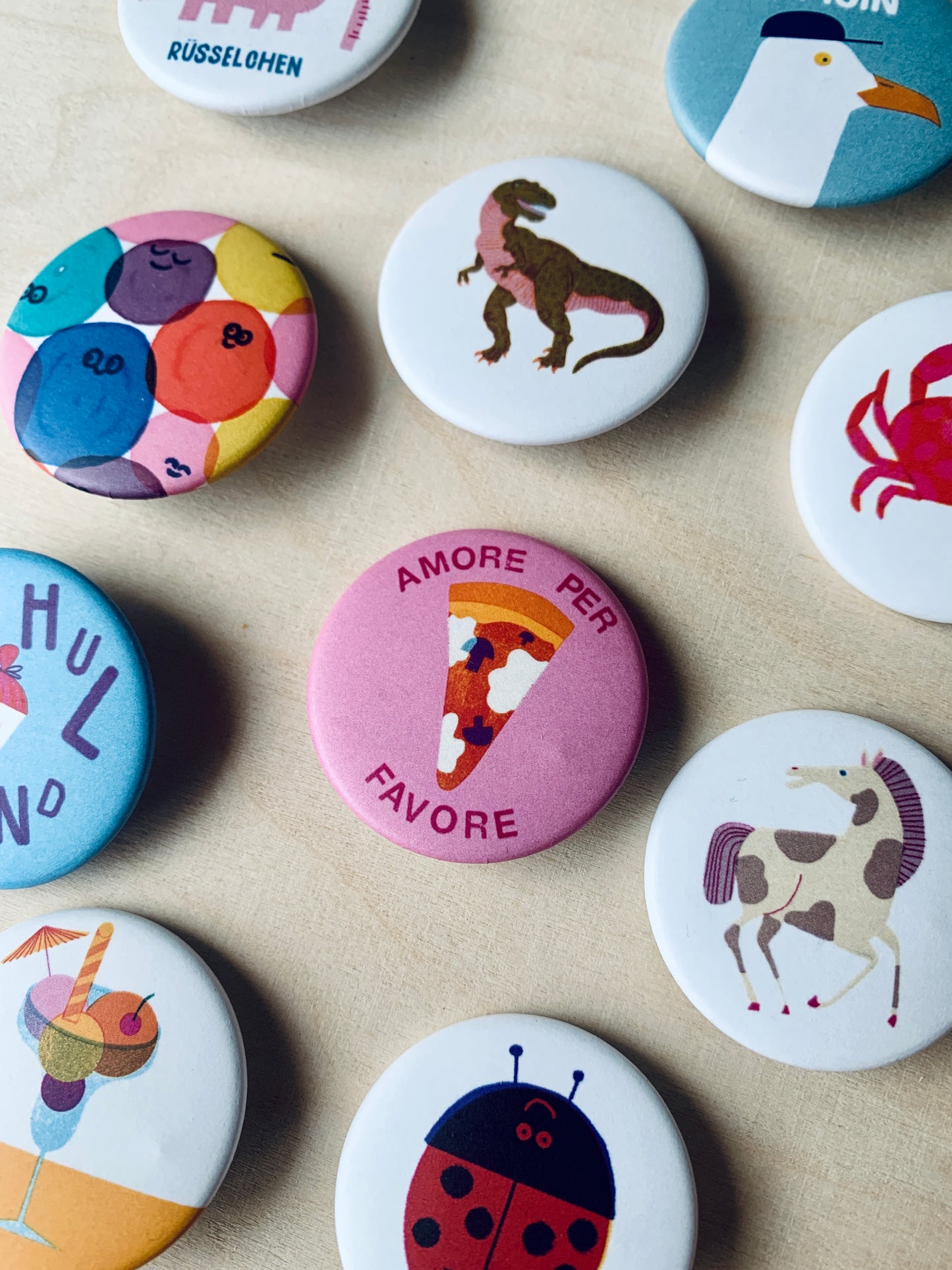 selection of pin badges jungwiealt
