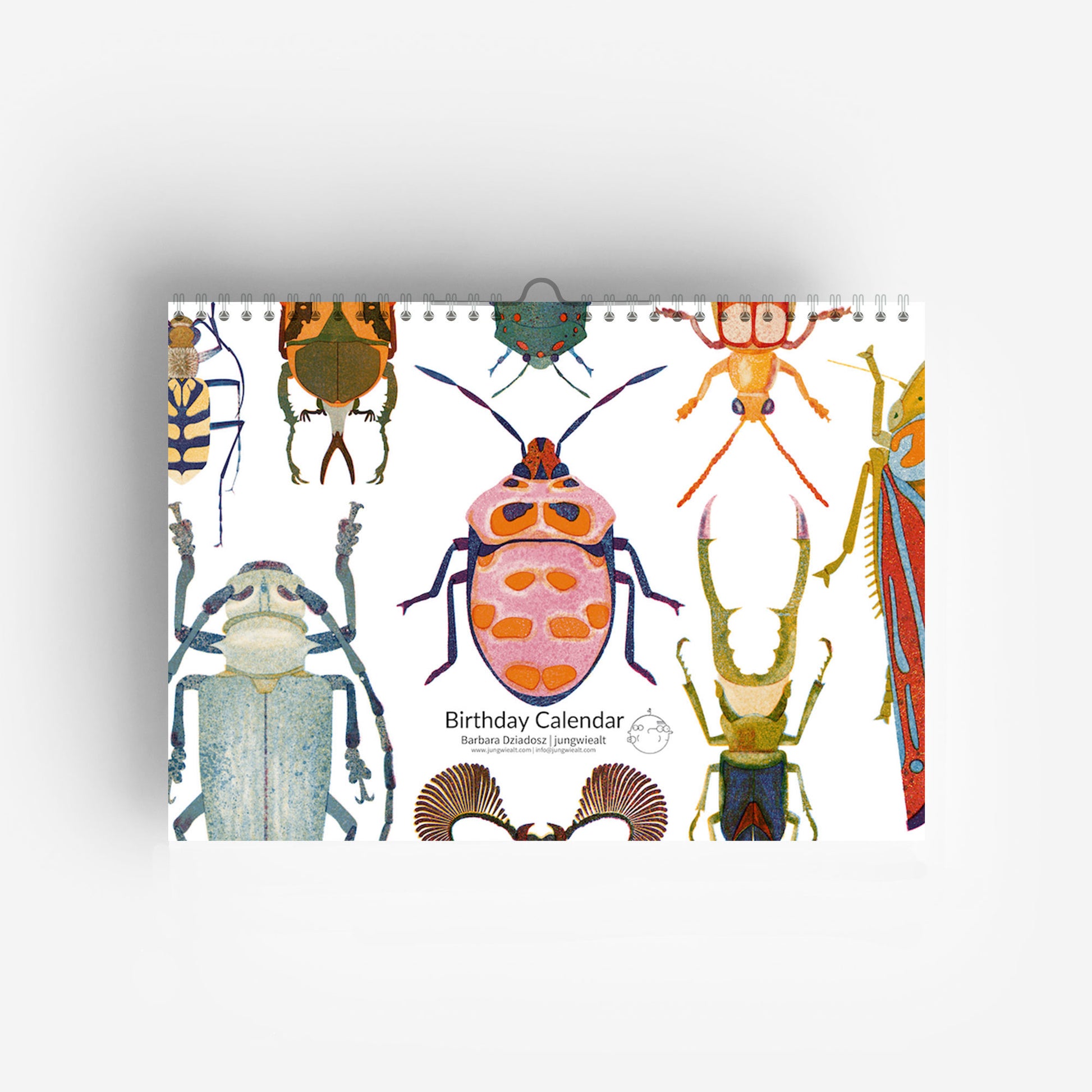 Perpetual Birthday Bug Calendar jungwiealt