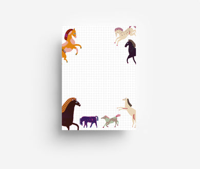 Horse Notepad for notes and letter writing