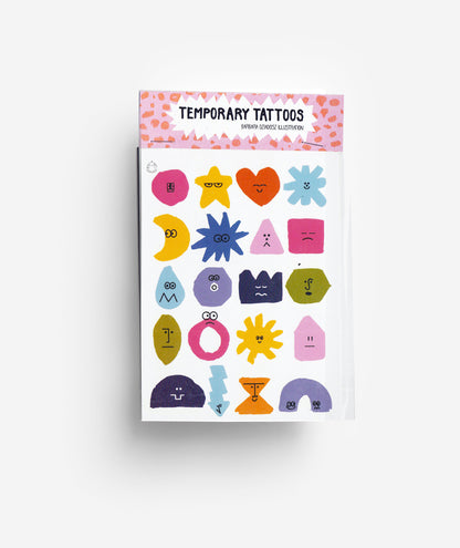 modern and fun Feeling Temporary Tattoos