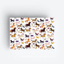 Load image into Gallery viewer, Horses Gift Wrap Set jungwiealt