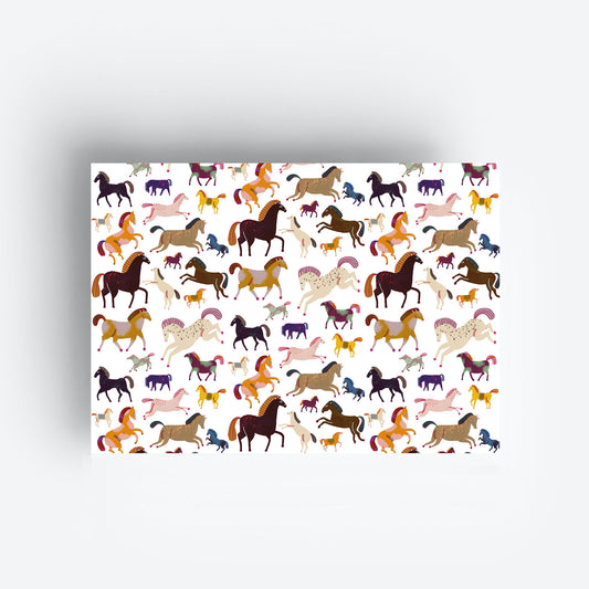 Horses Gift Wrap Set jungwiealt