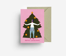 Load image into Gallery viewer, Christmas Tree Greeting Card jungwiealt