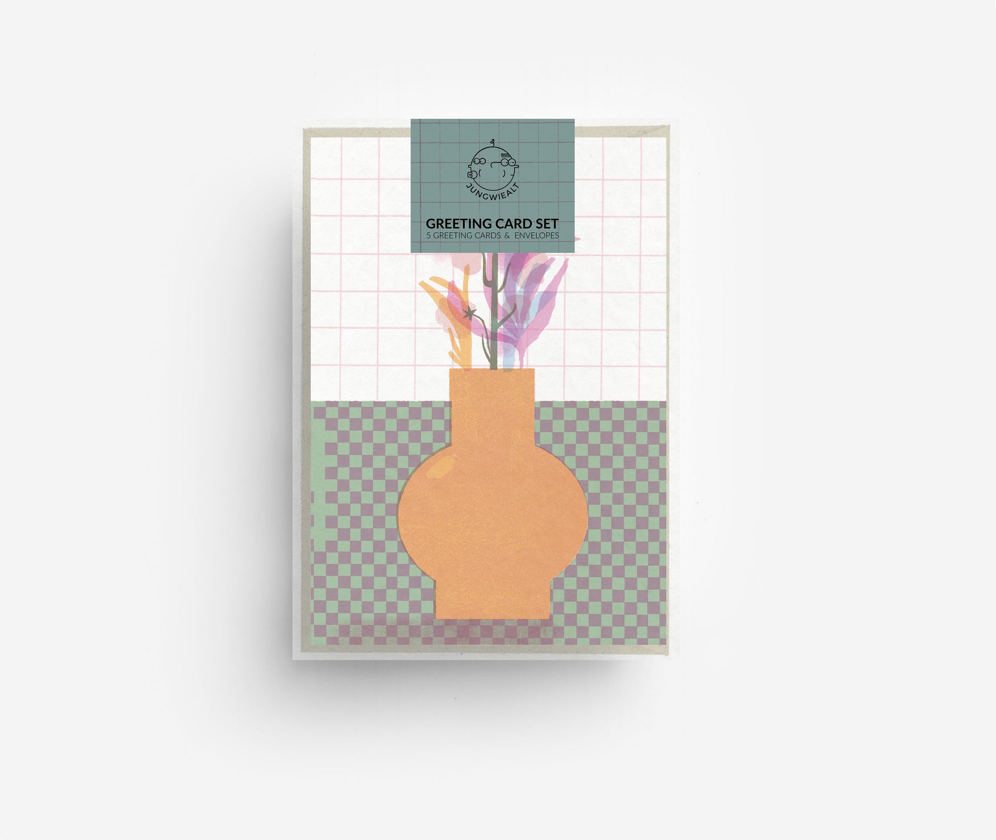 Flower Greeting Card Set jungwiealt