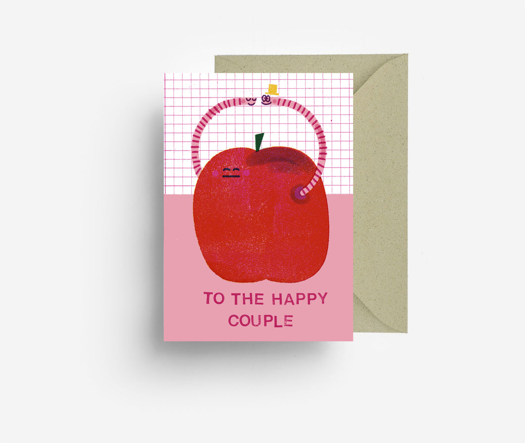 Apple Kiss Greeting Card jungwiealt