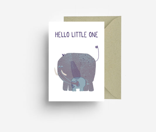 Elephant Greeting Card jungwiealt
