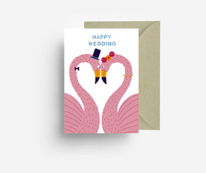 Flamingo Greeting Card jungwiealt