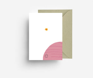 Flamingo Greeting Card jungwiealt