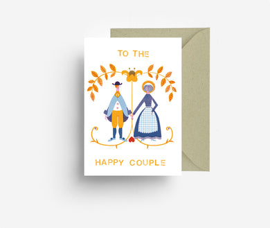 Folklore Couple Greeting Card jungwiealt
