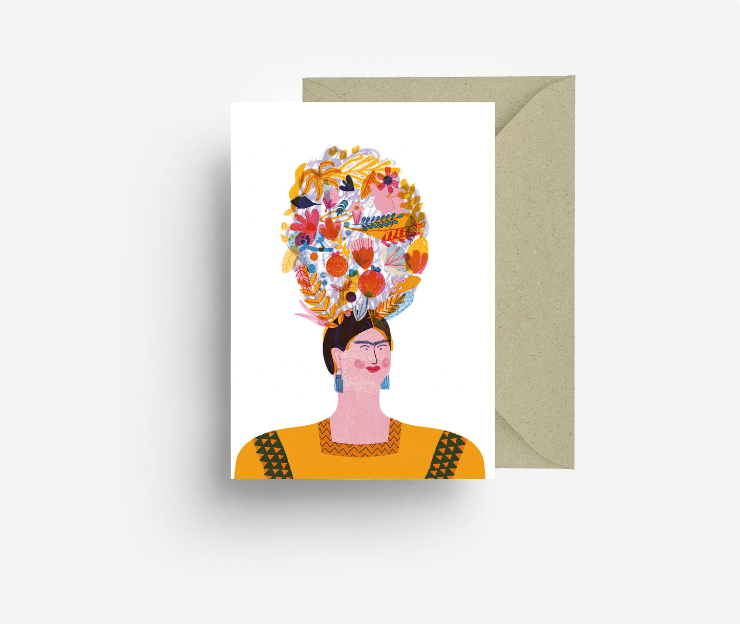 Frida Greeting Card jungwiealt