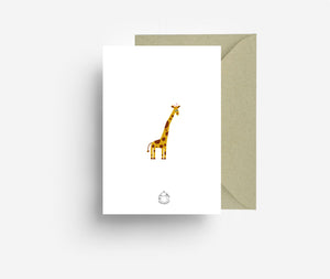 Giraffe Greeting Card jungwiealt