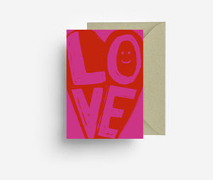 Heart Love Greeting Card jungwiealt