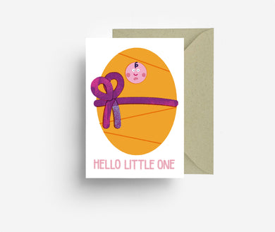 Hello Little One Greeting Card jungwiealt